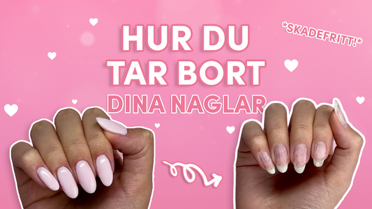 Hur du tar bort manikyren – steg för steg med ris-metoden