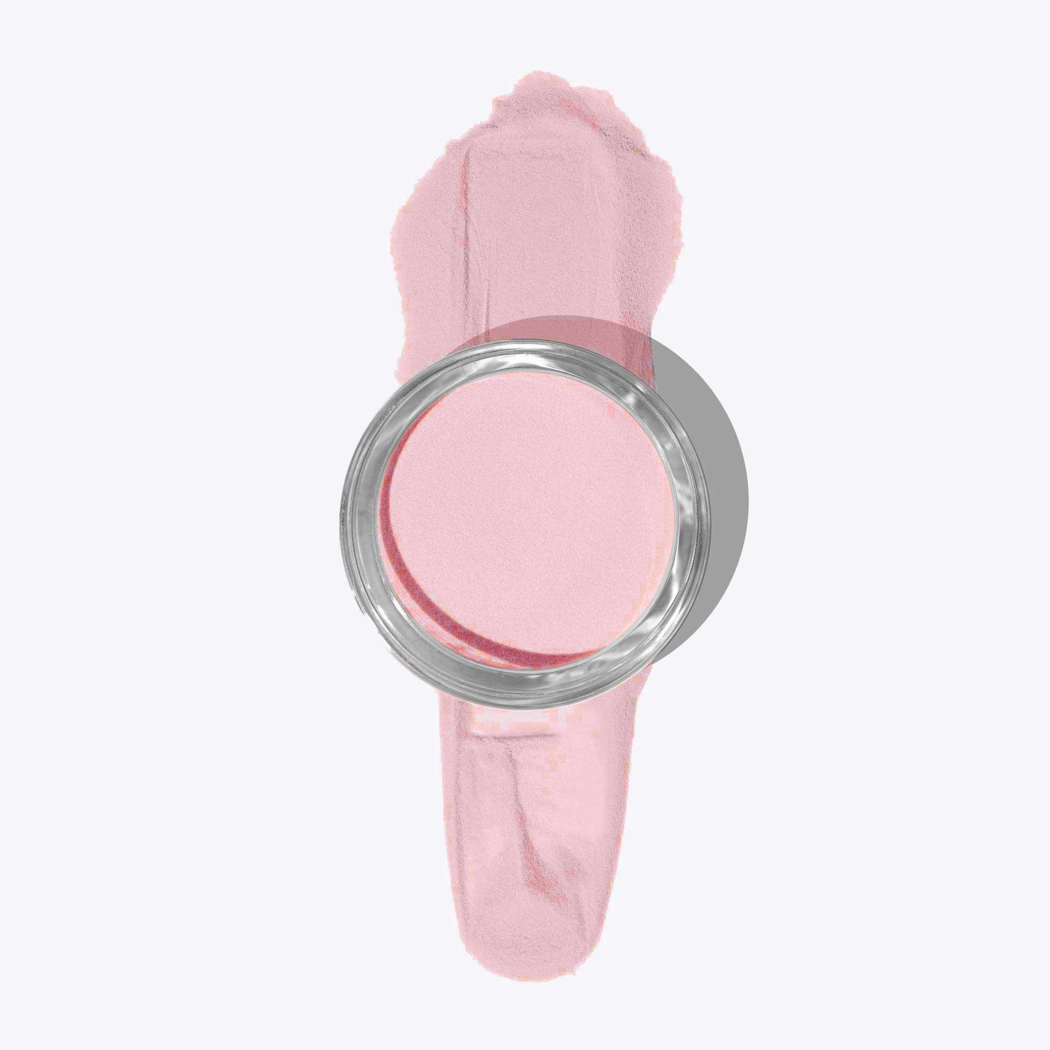 Lucid's jordgubbsrosa genomskinligt nagelpulver för nageltrender 2024. Perfekt för hållbara naglar hemma och nagelkit, ger en energifylld pop till varje look